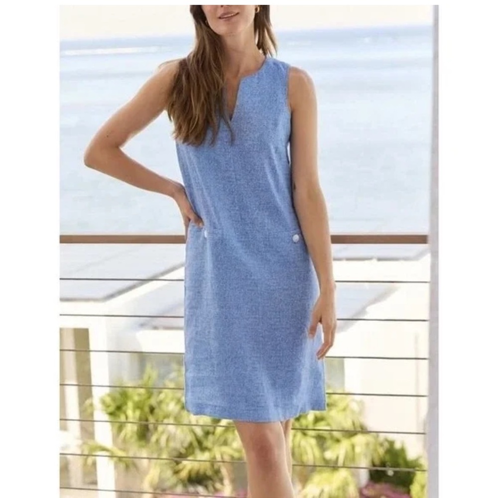 NWT J.McLaughlin Rue Linen Shift Dress  Small